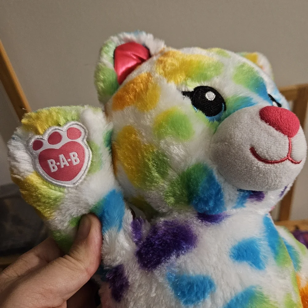 Build A Bear MultiColored Cat - Picture 3 of 4